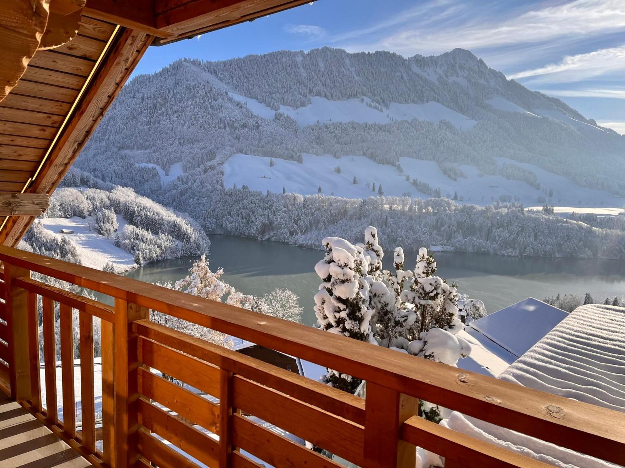 Chalet Les Ecureuils Apartment Penthouse Suite Cresuz エクステリア 写真